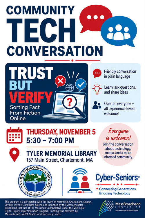 Tech Community Conversation: Trust But Verify- Sorting Fact From Fiction Online